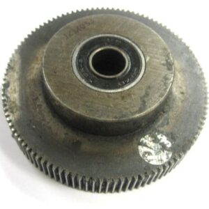 IDLER GEAR & CLUTCH ASSM. 46 TOOTH 1/16 PITCH USED ON MARK ANDY 4200, 4120 IN EACH PRINT STATION 46 tooth, 1 1/8″ bore, 16 pitch straight gear with 2 bearings & 2 snap rings HUB IS 1/2″ HIGH X 2″ ACROSS GEAR END TO END IS ABOUT 3″ WIDE 130128 GEAR HUB & INSIDE (BEARINGS-2, SNAP RINGS-2)