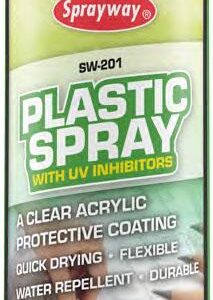 Plastic Spray with UV Inhibitors