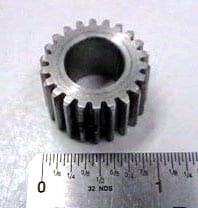 5/8″ STACKER GEAR FOR BOTTOM STACKER (GOLDLINE) 22 TOOTH GEAR 1/8 pitch, 9/16 face (width), 1/2″ bore, 2 – 10-32 set screws @ 90 degree centered