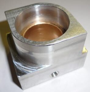 DIE BEARING BLOCK, FRONT 1″ ID, WITH 1/4″ TURN FOR MARK ANDY