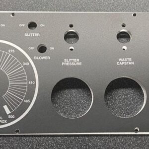 WEBTRON 650/750 CONTROL PANEL PLATE