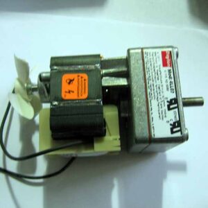 WEBTRON 7000 PIR MOTOR, GEAR BOX FOR WEBTRON 7000 PRESS, 115 V MODEL 4LLO7 DAYTON W/ FAN WHEEL