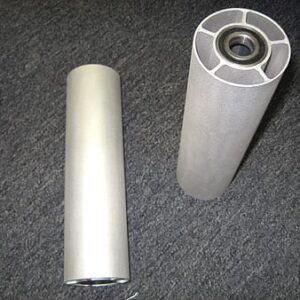 IDLER ROLLS, 3″ DIAMETER 16″ PRESS FOR MARK ANDY 17″ FACE LENGTH THIS IDLER ROLL IS NON-EXTRUDED ON THE INSIDE