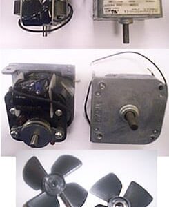 SUBFRACTIONAL HP AC GEAR MOTOR USED FOR THE ULTRASONIC ROTATOR Q650 1 RPM 50 LBS TORQUE BASE MOUNT