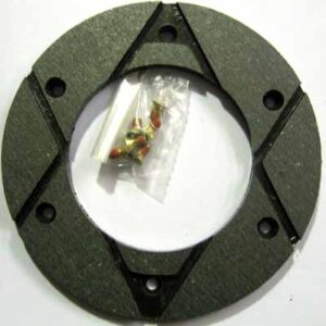 WEBTRON CLUTCH FACE WITH SCREWS (GREEN) USED ON THE LW CLUTCH & THE L-600 CLUTCH