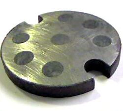 WEBTRON 10″ / 16″ BRAKE PUCKS FOR THE LARGE WEBTRON PRESSES – THE MONTALVO PUCKS 3.25″ DIA X .25″ THK