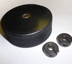 AQUAFLEX ROLL END PUCK, WITH BUSHING AND COLLARS