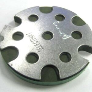 ARPECO CLUTCH PADS, TELFON 3.25″ ACROSS X 1/4″ THICK, TEFLON, WITH GROOVES, USED FOR SOFT REWIND TENSION