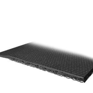 SAFETY WALK CUSHION MATTING SOLID SURFACE KEEPS DEBRIS AND LIQUID ON TOP FOR EASY REMOVAL, RESIST WATER WITH NO DELAMINATION LIKE FOAM MATS WHEN WET, QUICK AND EASY TO CLEAN, GENERALLY JUST SHAKE THE MAT TO REMOVE DEVRIS, DAMP MOP TOP SURFACE. AVAIL SIZES : 3’X5′, 4’X6′, 3’X10′, 4’X10′, 3’X20′, 4’X20′