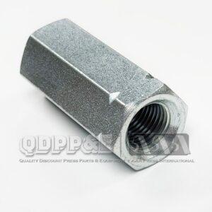 HEX COUPLING NUT USED TO LOCK DOWN THE DIE BRIDGE ASSEMBLY THE MARK ANDY DIE BRIDGE ASSEMBLIES ARE HEXAGON NOT ROUND