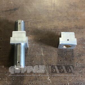 MARK ANDY 10″ ADAPTER BLOCK TO RUN 7″ WEBTRON TOOLS 1 1/2″ WIDTH DIE SLOTS, 7/8″ ID