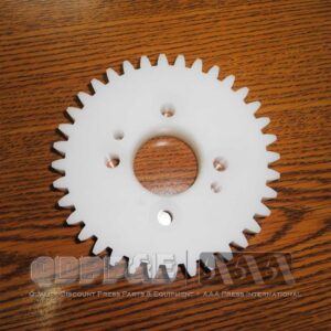 ROTOFLEX 16″ NYLON GEAR 36 TOOTH WITH 4 HOLE BOLT PATTERN