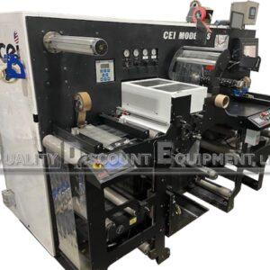 CEI Model 130 SS 13″ Servo Sliter Rewinder